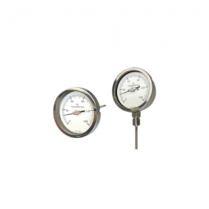 Termômetro Bimetálico Angular/Reto - Total Inox/Aço Carbono